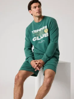 Borg Classic Print Sweatshirt