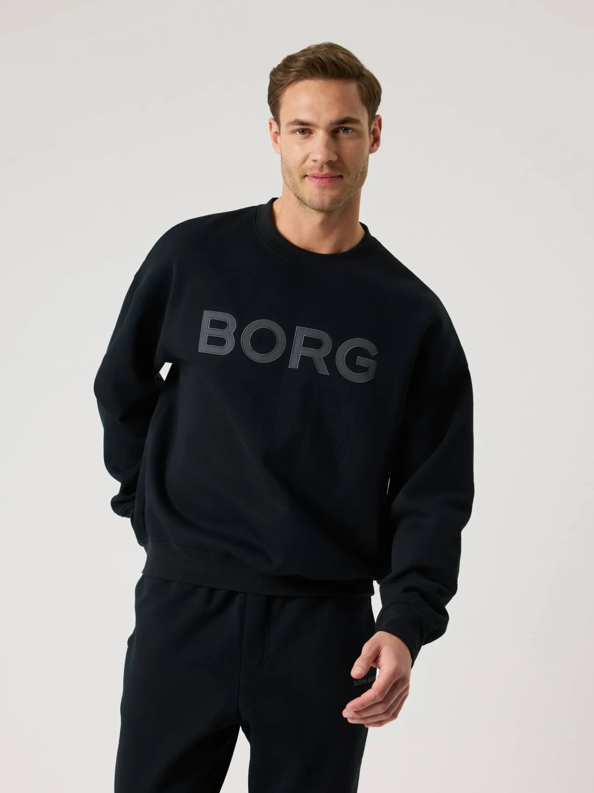 Borg Oversized Logo Sweatshirt