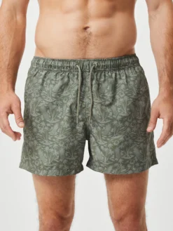 Borg Print Swim Shorts