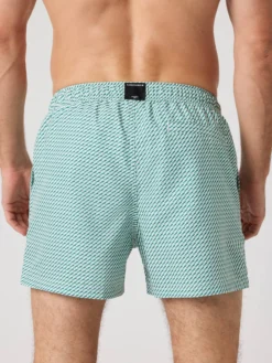 Borg Print Swim Shorts