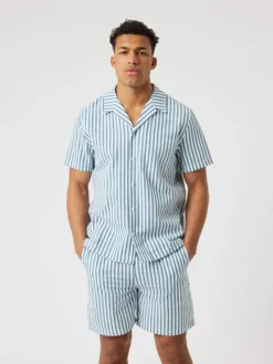Borg Seersucker Resort Shirt