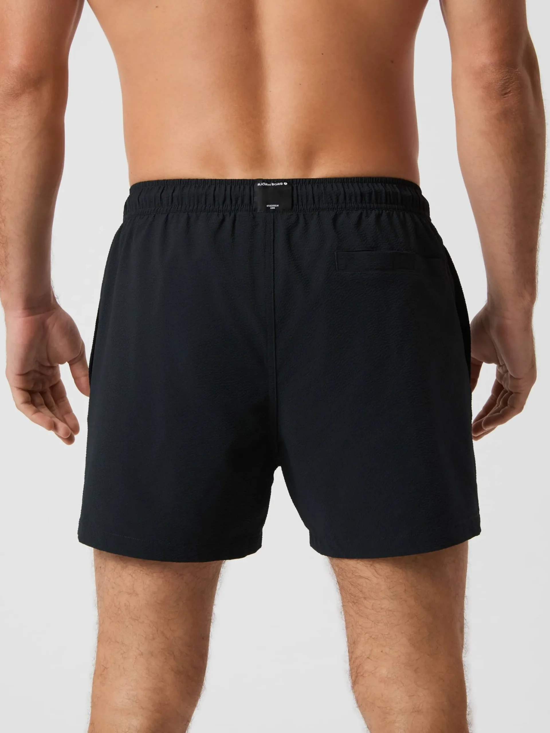 Borg Seersucker Swim Shorts