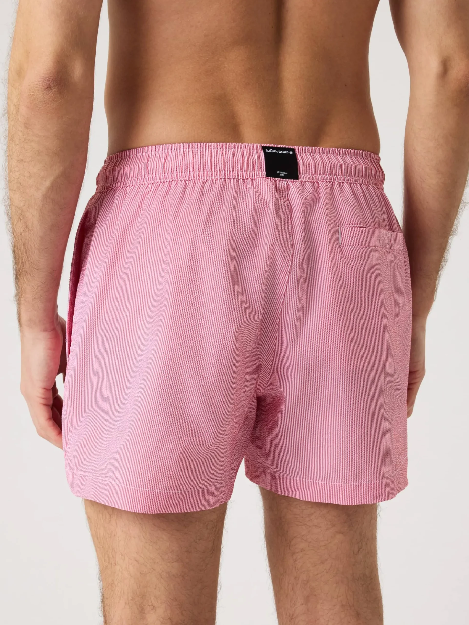 Borg Seersucker Swim Shorts