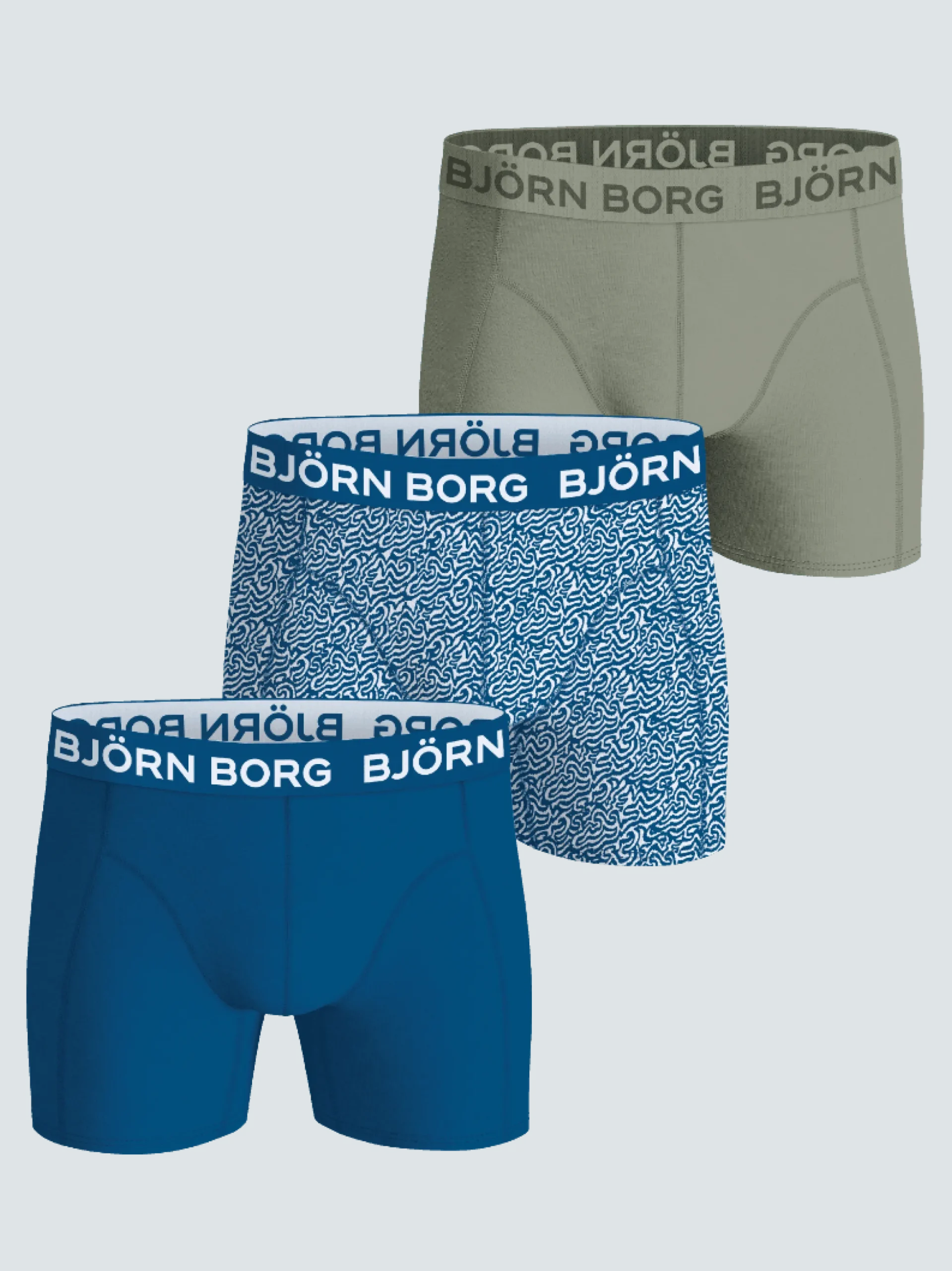 Cotton Stretch Boxers 3-pack