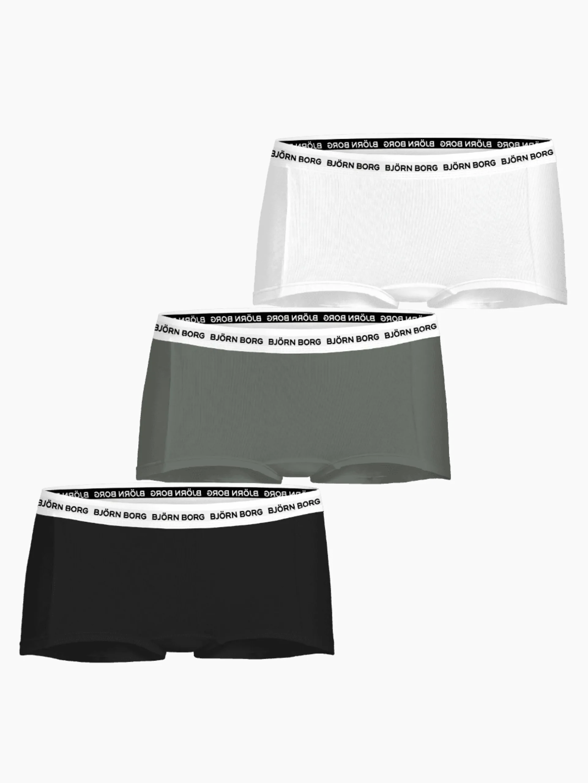 Cotton Stretch Logo Boxer Shorts 3-pack