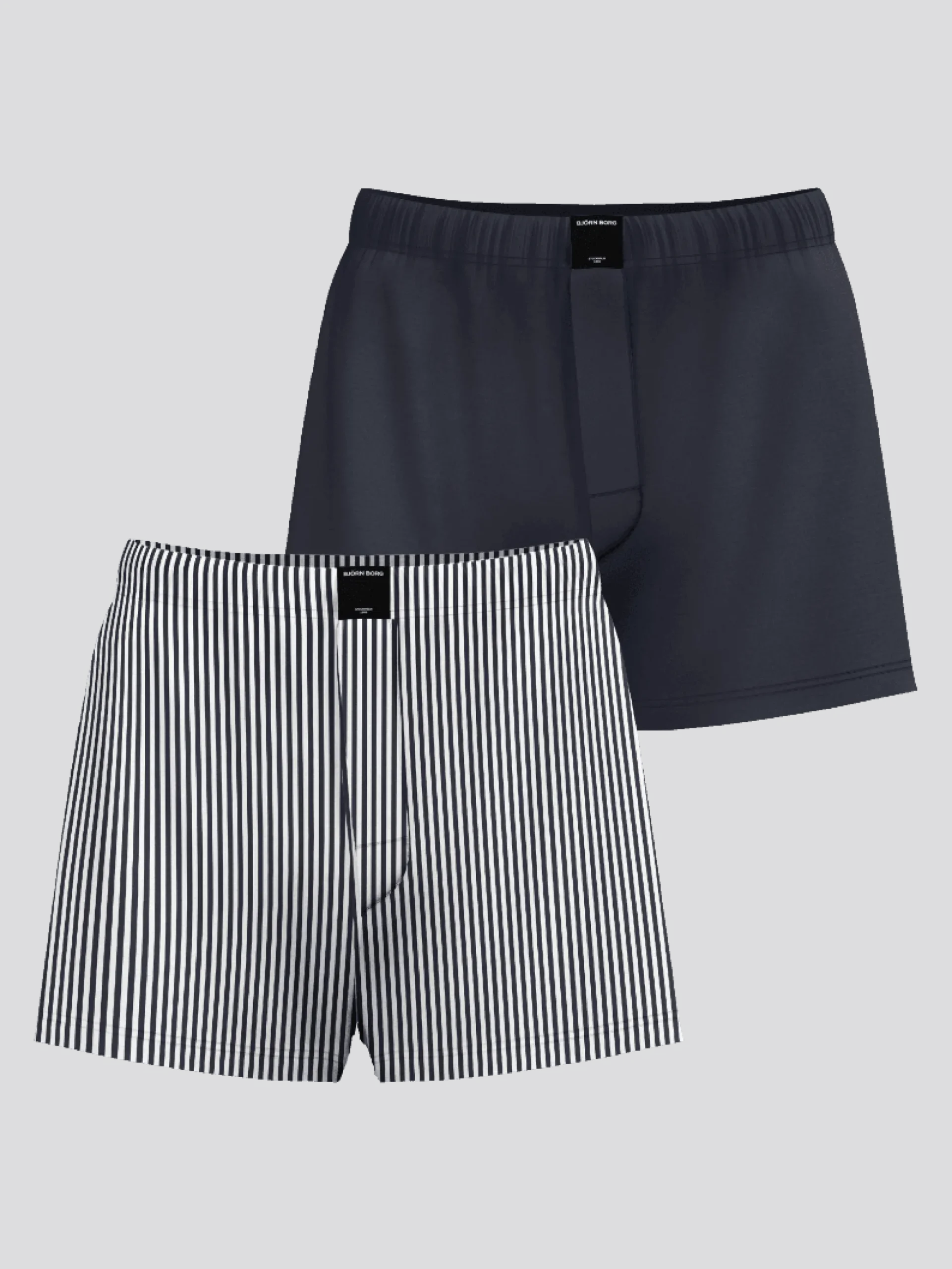 Cotton Stretch Woven Boxers Shorts 2-pack