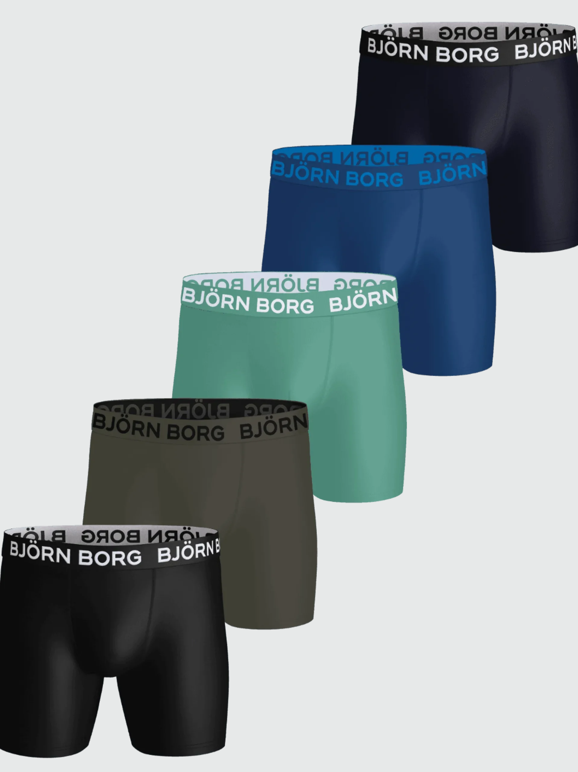 Sports Microfiber Boxers 5-pack