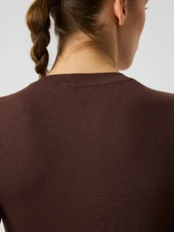 Studio Ribbed Cropped Long Sleeve