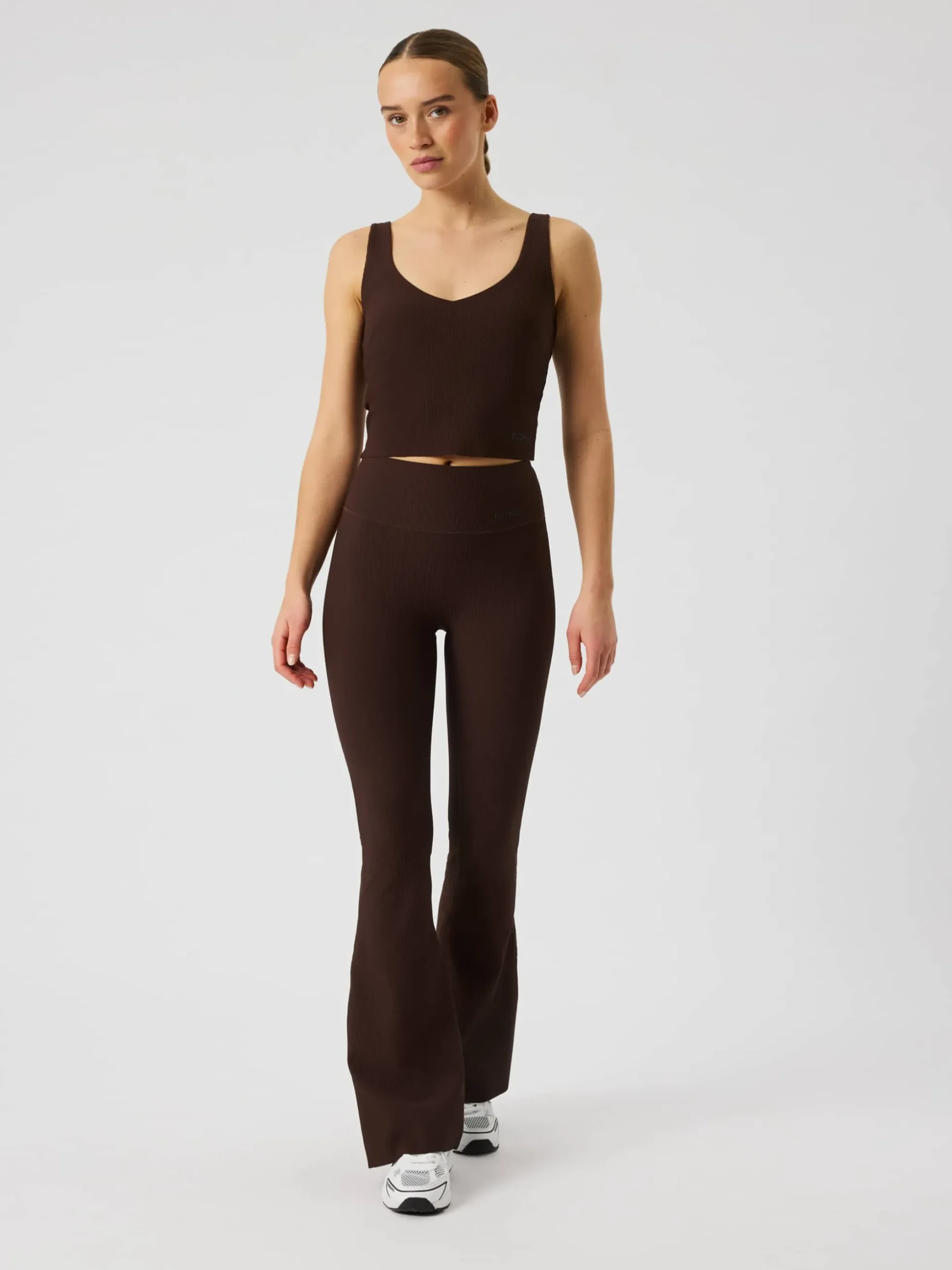 Studio Ribbed Flare Tights Tall